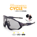 Óculos Fotocromático Cycle Tyer + BRINDE LUVA ULTRAGEL