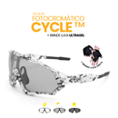 Óculos Fotocromático Cycle Tyer + BRINDE LUVA ULTRAGEL