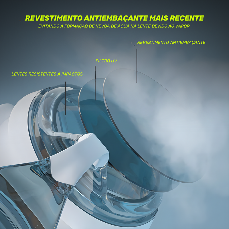 Óculos Natação Proteção Extrema - Tyer