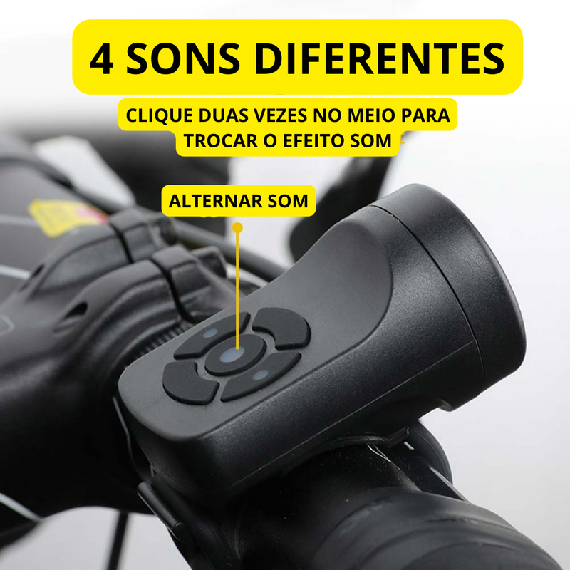 Buzina Eletrônica para Bike - Ciclismo