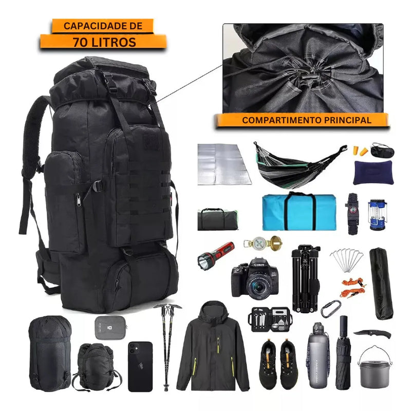 Mochila Cargueira 70 litros | Tyer Adventure