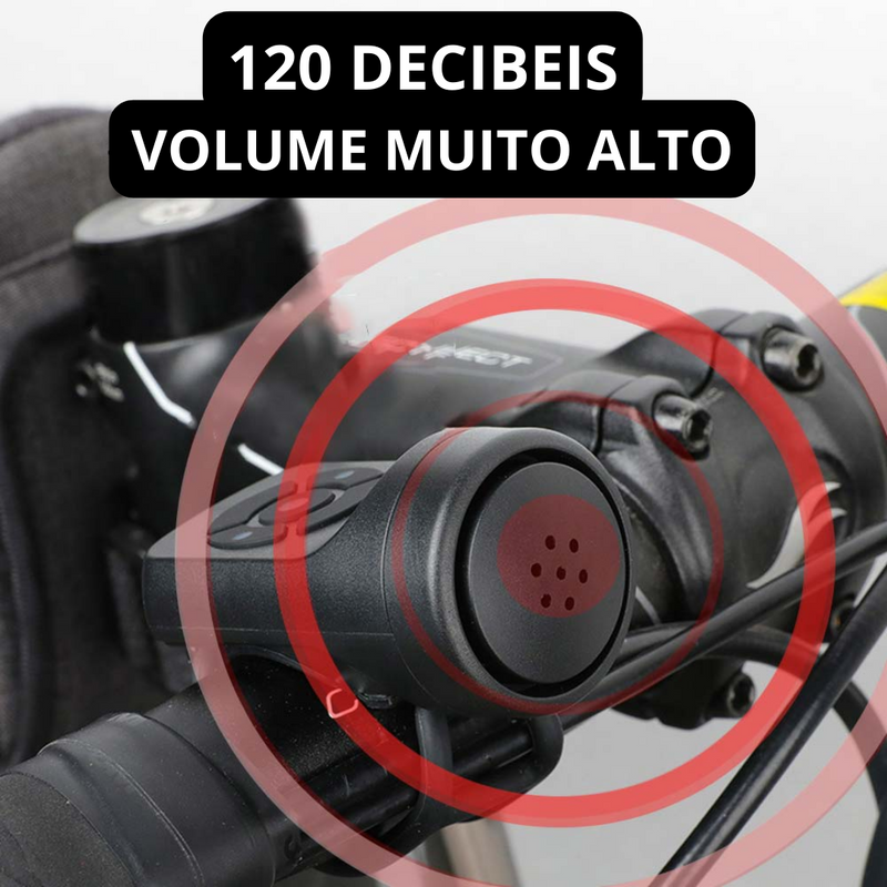 Buzina Eletrônica para Bike - Ciclismo