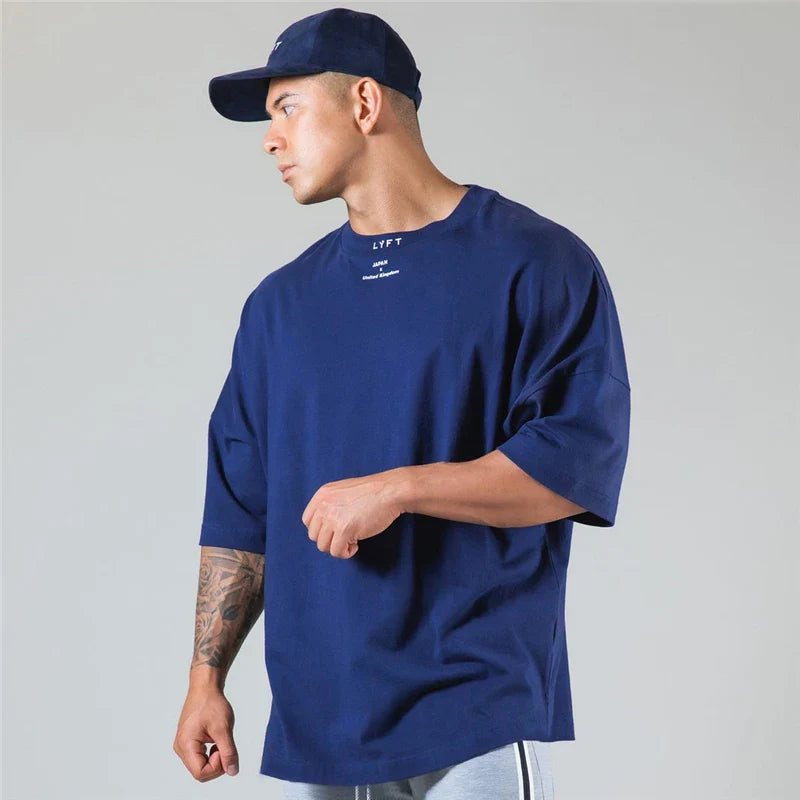 Camiseta Oversized Academia Tyer  LYFT Bodybuilder