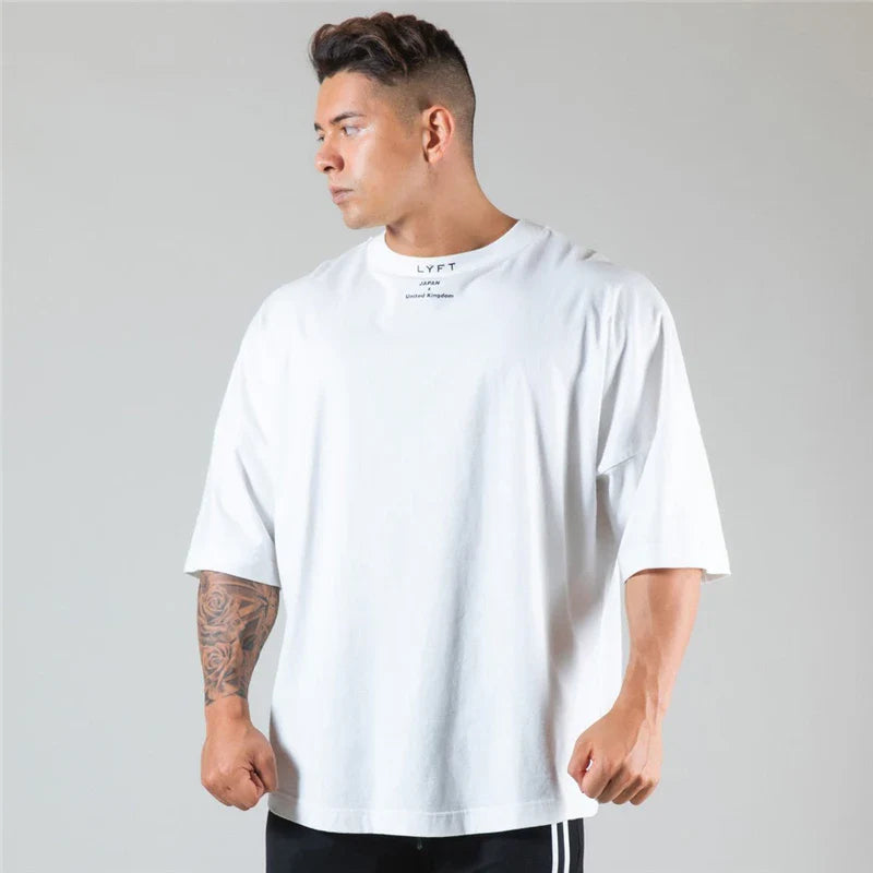 Camiseta Oversized Academia Tyer  LYFT Bodybuilder