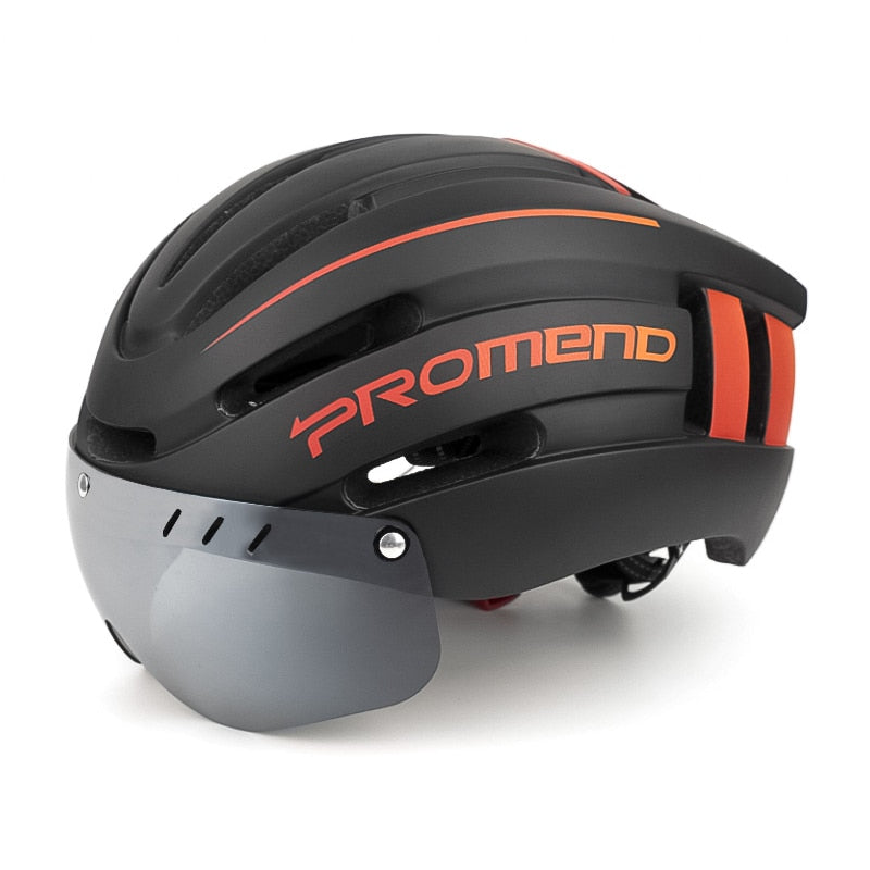 Capacete de Ciclismo Promend com viseira | Tyer Sports