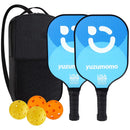 Raquetes de Pickleball Com 4 Bolas Mais Bolsa de Brinde | Yuzumomo