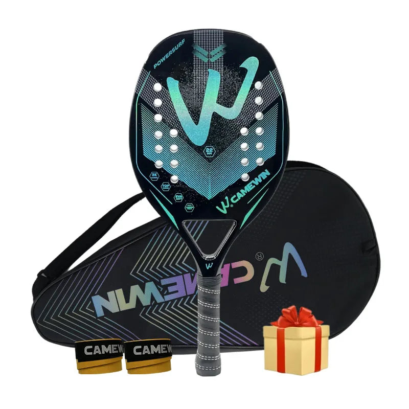Raquete Beach Tenis Carbono - CAMEWIN TYER + Bolsa