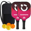 Raquetes de Pickleball Com 4 Bolas Mais Bolsa de Brinde | Yuzumomo