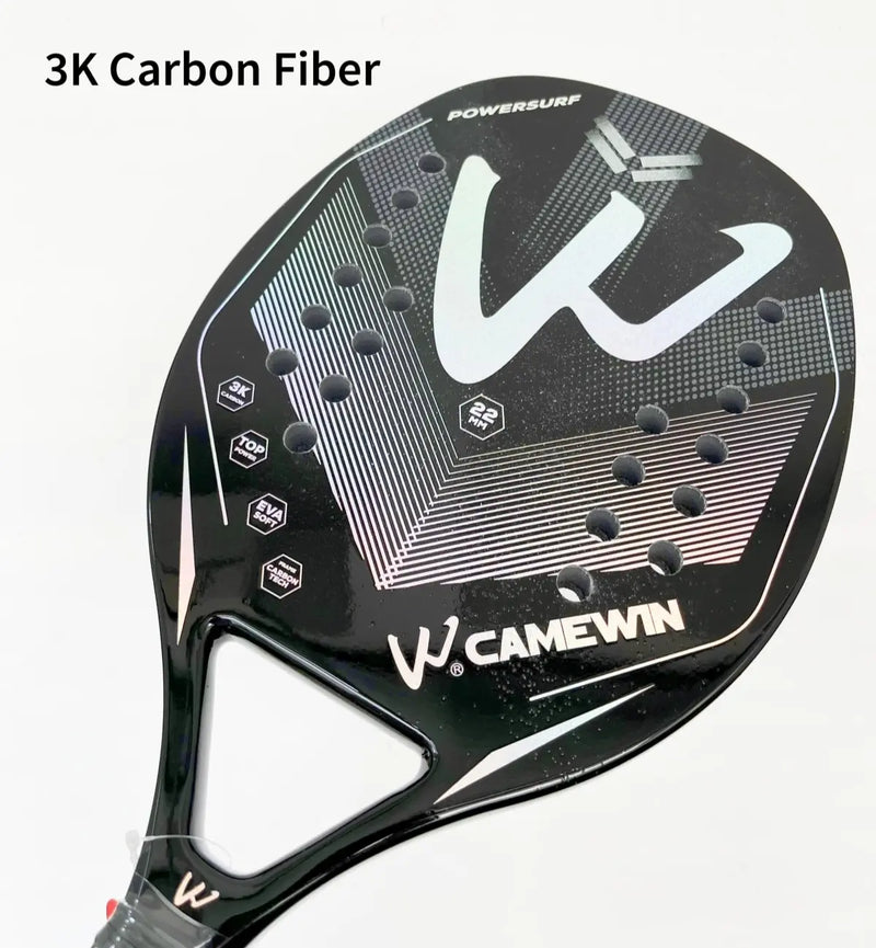 Raquete Beach Tenis Carbono 3K - CAMEWIN TYER + Bolsa
