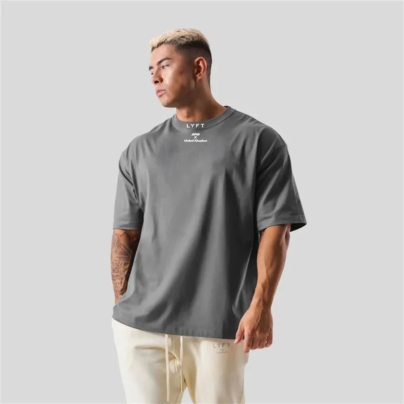 Camiseta Oversized Academia Tyer  LYFT Bodybuilder