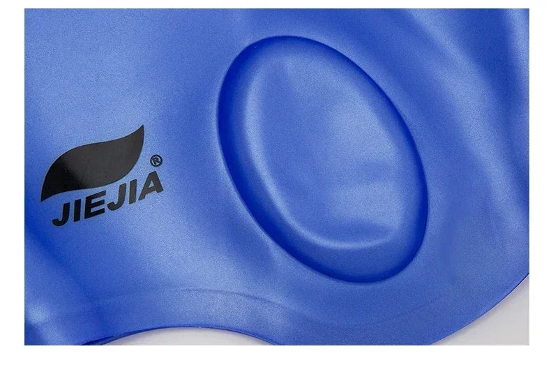 Touca Natação Proteção Orelhas "JIEJIA"