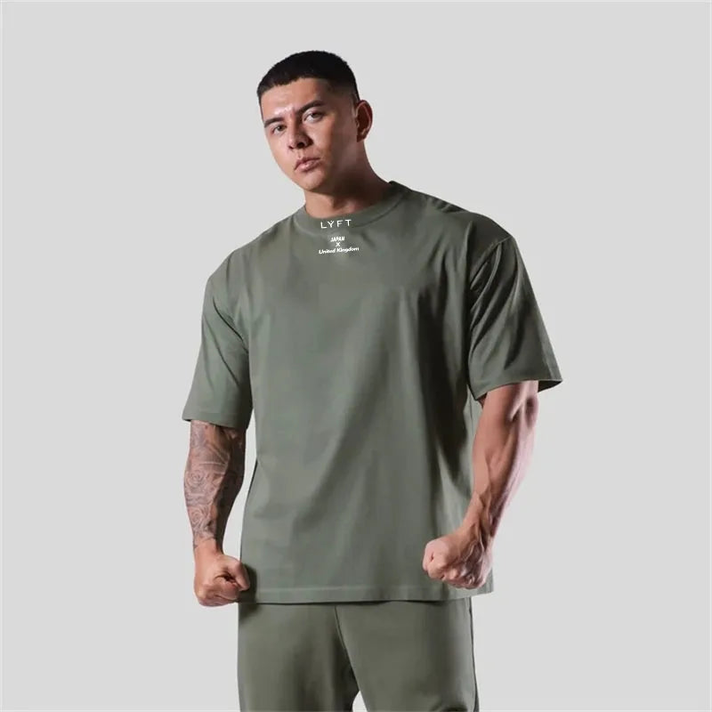Camiseta Oversized Academia Tyer  LYFT Bodybuilder