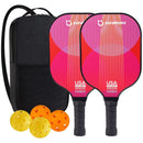 Raquetes de Pickleball Com 4 Bolas Mais Bolsa de Brinde | Yuzumomo